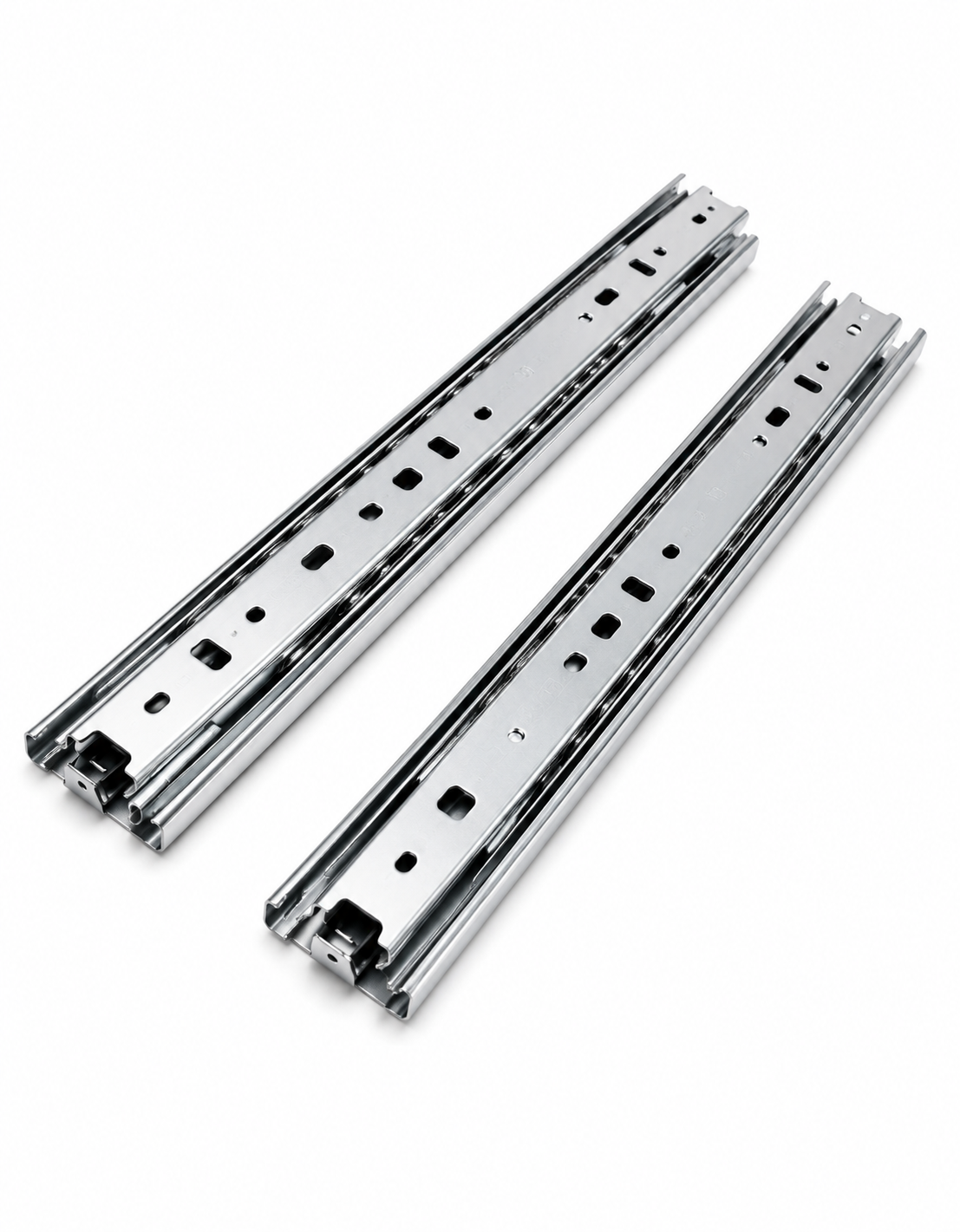 Corrediça Telescópica 45mmx450mm Larga Reforçada